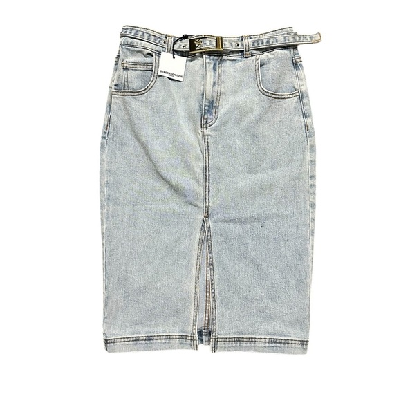 GENERATION LOVE NWT Luanne Denim Skirt SZ 26 - Picture 3 of 7